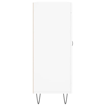 Dressoir 69,5X34X90 Cm Bewerkt Hout Wit