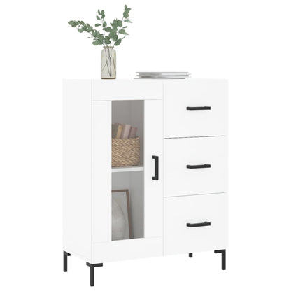 Dressoir 69,5X34X90 Cm Bewerkt Hout Wit