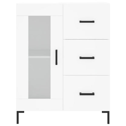 Dressoir 69,5X34X90 Cm Bewerkt Hout Wit