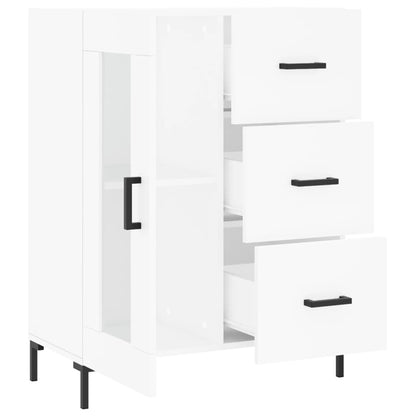 Dressoir 69,5X34X90 Cm Bewerkt Hout Wit