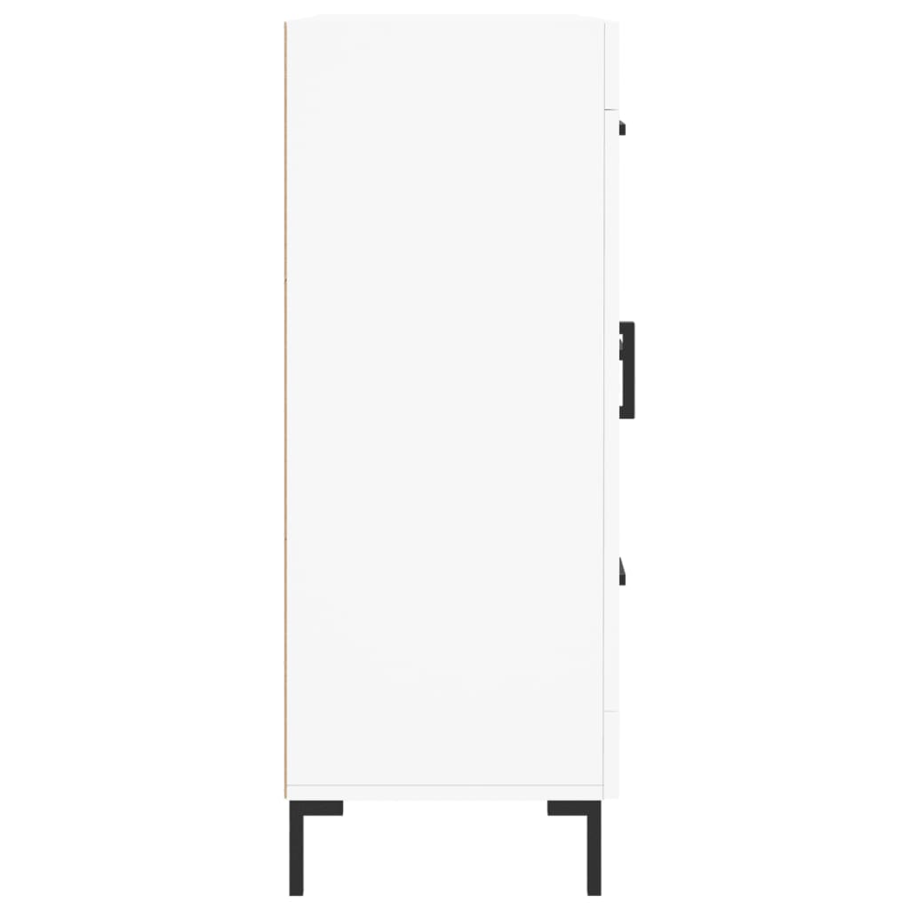 Dressoir 69,5X34X90 Cm Bewerkt Hout Wit