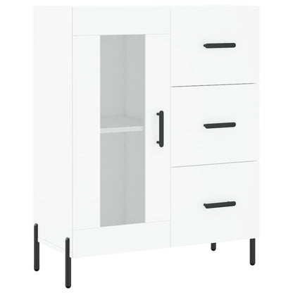 Dressoir 69,5X34X90 Cm Bewerkt Hout Wit
