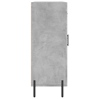 Dressoir 69,5X34X90 Cm Bewerkt Hout Betongrijs