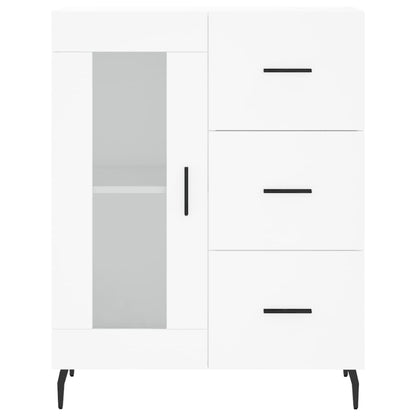 Dressoir 69,5X34X90 Cm Bewerkt Hout Wit