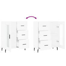Dressoir 69,5X34X90 Cm Bewerkt Hout Wit