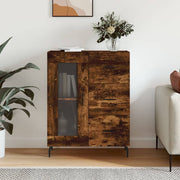 Dressoir 69,5x34x90 cm bewerkt hout gerookt eiken