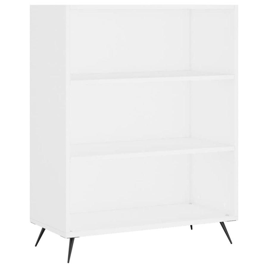 Boekenkast 69,5X32,5X90 Cm Bewerkt Hout Wit