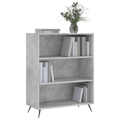 Boekenkast 69,5X32,5X90 Cm Bewerkt Hout Betongrijs