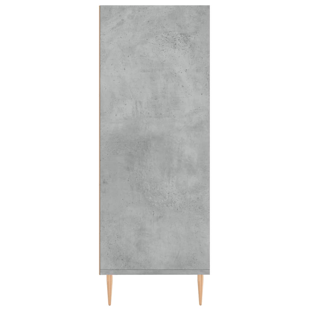 Boekenkast 69,5X32,5X90 Cm Bewerkt Hout Betongrijs