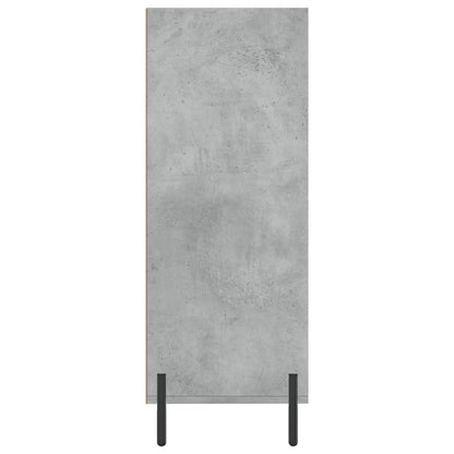Schappenkast 69,5X32,5X90 Cm Bewerkt Hout Betongrijs