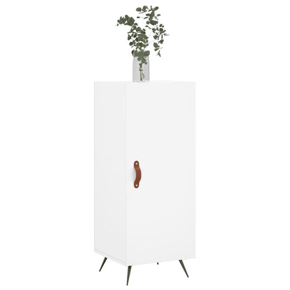 Dressoir 34,5X34X90 Cm Bewerkt Hout Wit