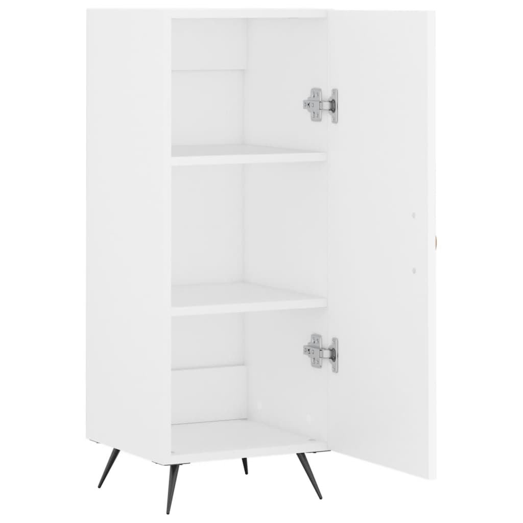 Dressoir 34,5X34X90 Cm Bewerkt Hout Wit