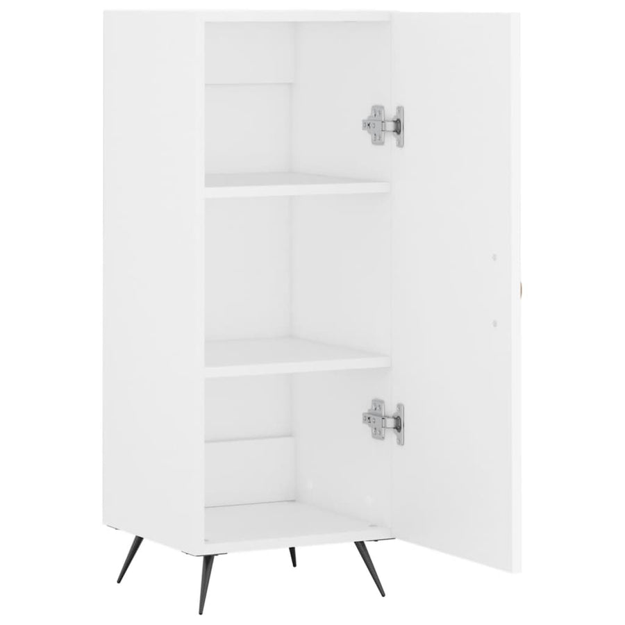 Dressoir 34,5X34X90 Cm Bewerkt Hout Wit