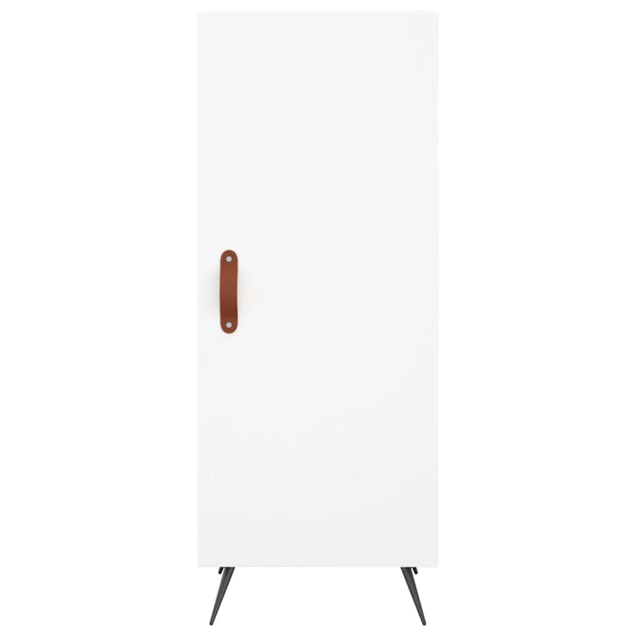 Dressoir 34,5X34X90 Cm Bewerkt Hout Wit