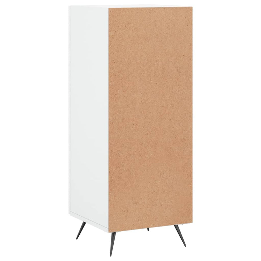 Dressoir 34,5X34X90 Cm Bewerkt Hout Wit
