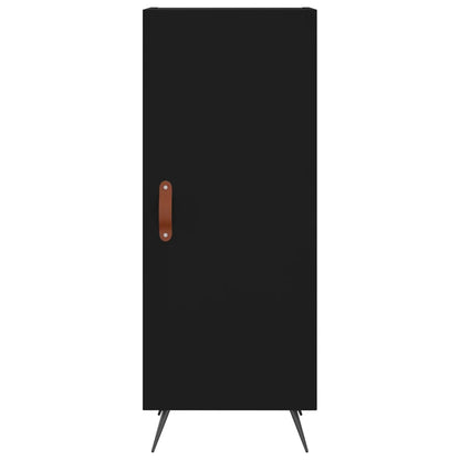 Dressoir 34,5X34X90 Cm Bewerkt Hout Zwart