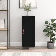 Sideboard 34.5x34x90 cm engineered wood black
