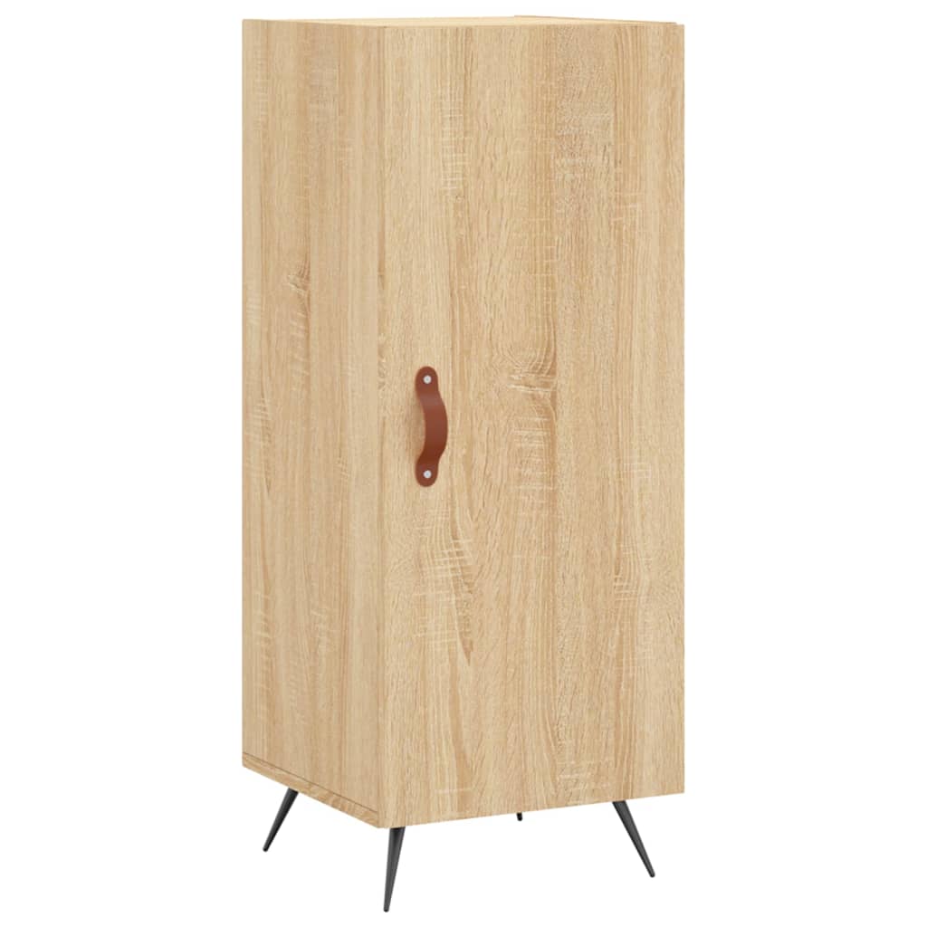 Dressoir 34,5X34X90 Cm Bewerkt Hout Sonoma Eiken