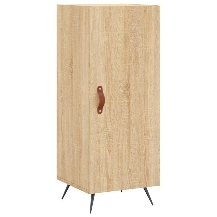Dressoir 34,5X34X90 Cm Bewerkt Hout Sonoma Eiken