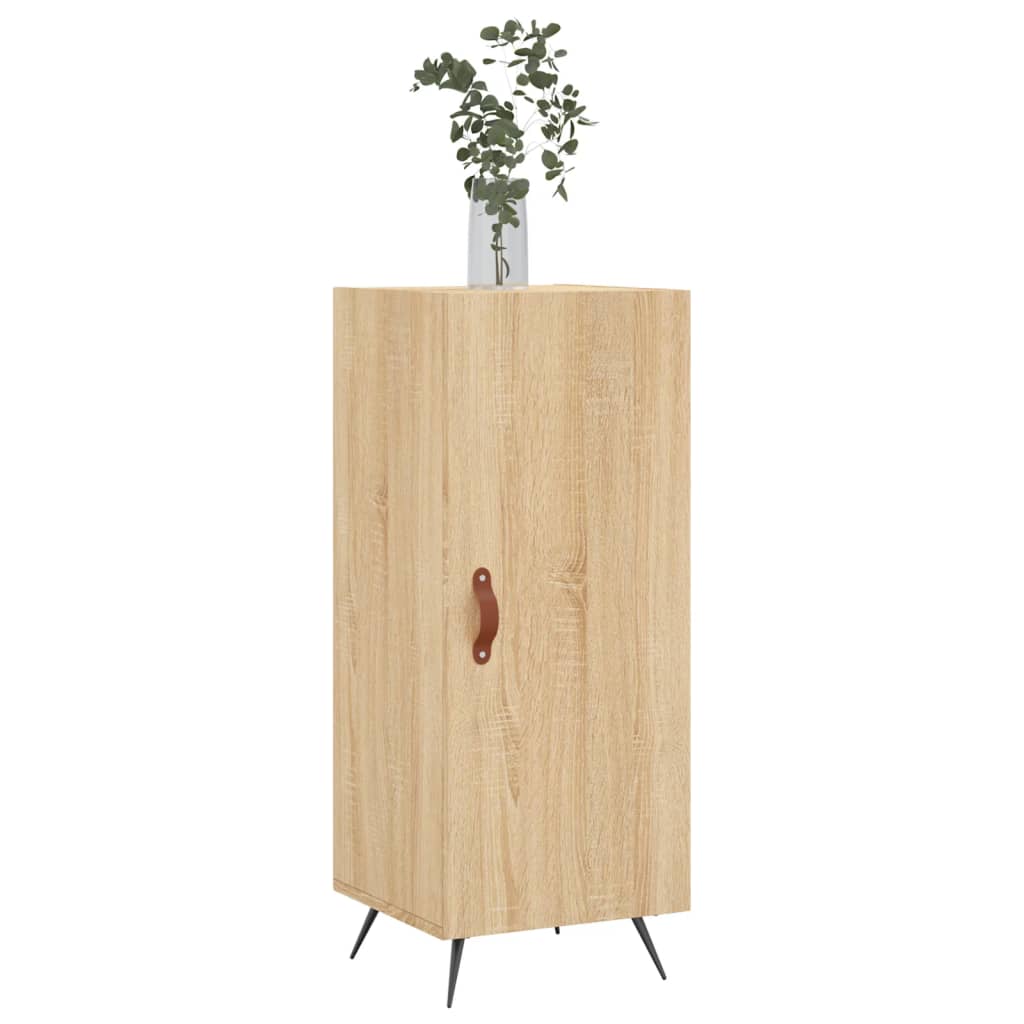 Dressoir 34,5X34X90 Cm Bewerkt Hout Sonoma Eiken