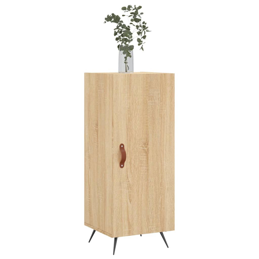 Dressoir 34,5X34X90 Cm Bewerkt Hout Sonoma Eiken