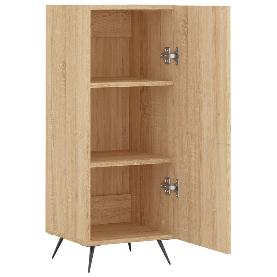 Dressoir 34,5X34X90 Cm Bewerkt Hout Sonoma Eiken
