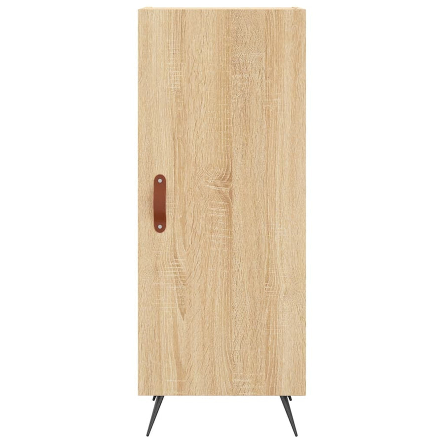 Dressoir 34,5X34X90 Cm Bewerkt Hout Sonoma Eiken