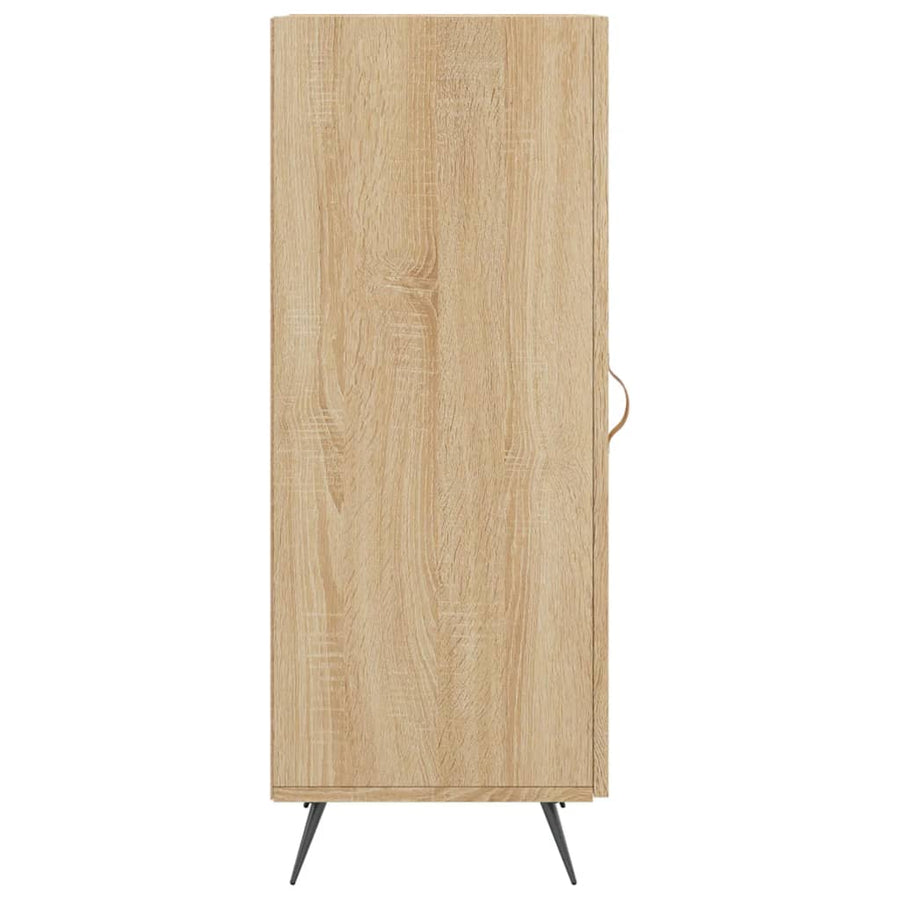 Dressoir 34,5X34X90 Cm Bewerkt Hout Sonoma Eiken