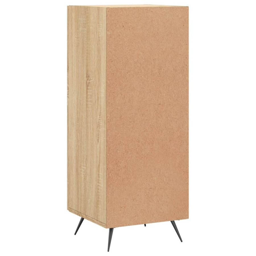 Dressoir 34,5X34X90 Cm Bewerkt Hout Sonoma Eiken