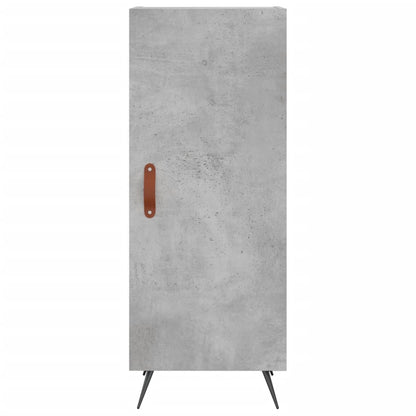 Dressoir 34,5X34X90 Cm Bewerkt Hout Betongrijs