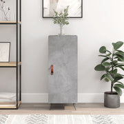 Sideboard 34.5x34x90 cm treated wood concrete grey