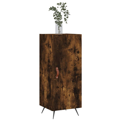 Dressoir 34,5X34X90 Cm Bewerkt Hout Gerookt Eiken