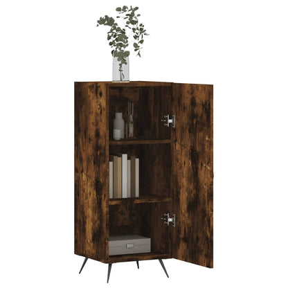 Dressoir 34,5X34X90 Cm Bewerkt Hout Gerookt Eiken