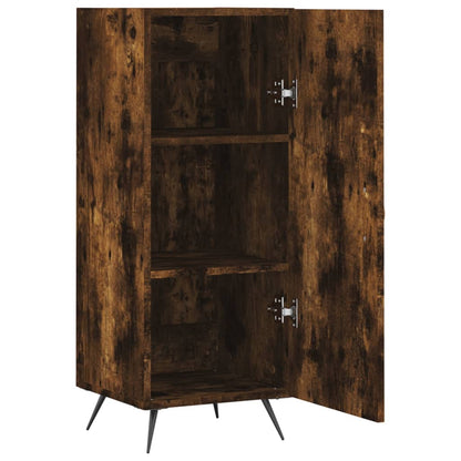 Dressoir 34,5X34X90 Cm Bewerkt Hout Gerookt Eiken