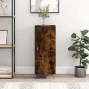 Sideboard 34.5x34x90 cm treated wood smoked oak