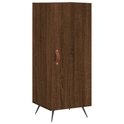 Dressoir 34,5X34X90 Cm Bewerkt Hout Bruin Eikenkleur