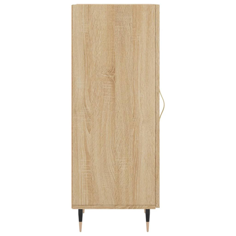 Dressoir 34,5X34X90 Cm Bewerkt Hout Sonoma Eiken