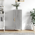 Dressoir 34,5x34x90 cm bewerkt hout grijs sonoma