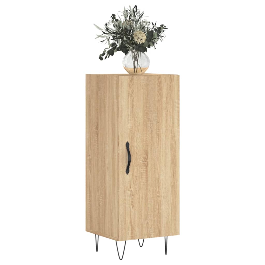 Dressoir 34,5X34X90 Cm Bewerkt Hout Sonoma Eiken