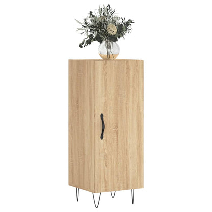 Dressoir 34,5X34X90 Cm Bewerkt Hout Sonoma Eiken
