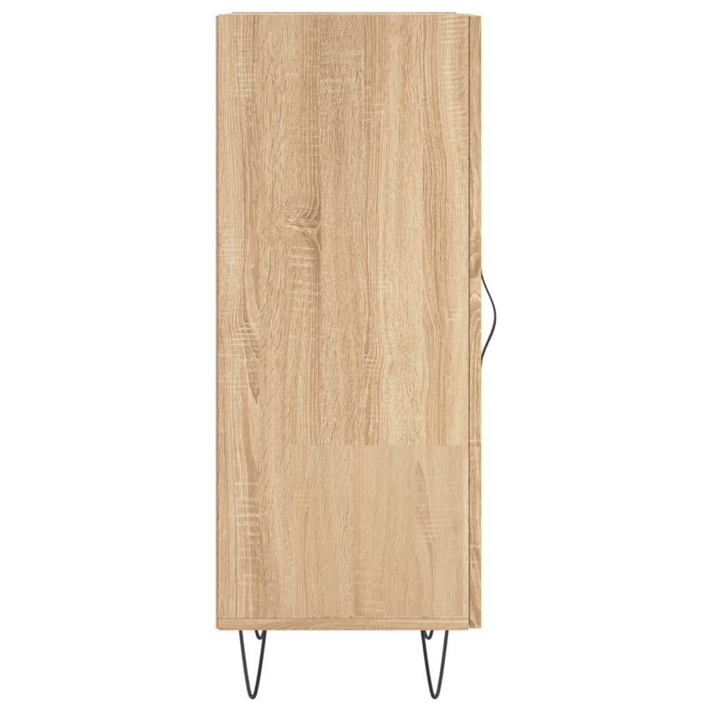 Dressoir 34,5X34X90 Cm Bewerkt Hout Sonoma Eiken