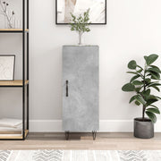 Sideboard 34.5x34x90 cm treated wood concrete grey