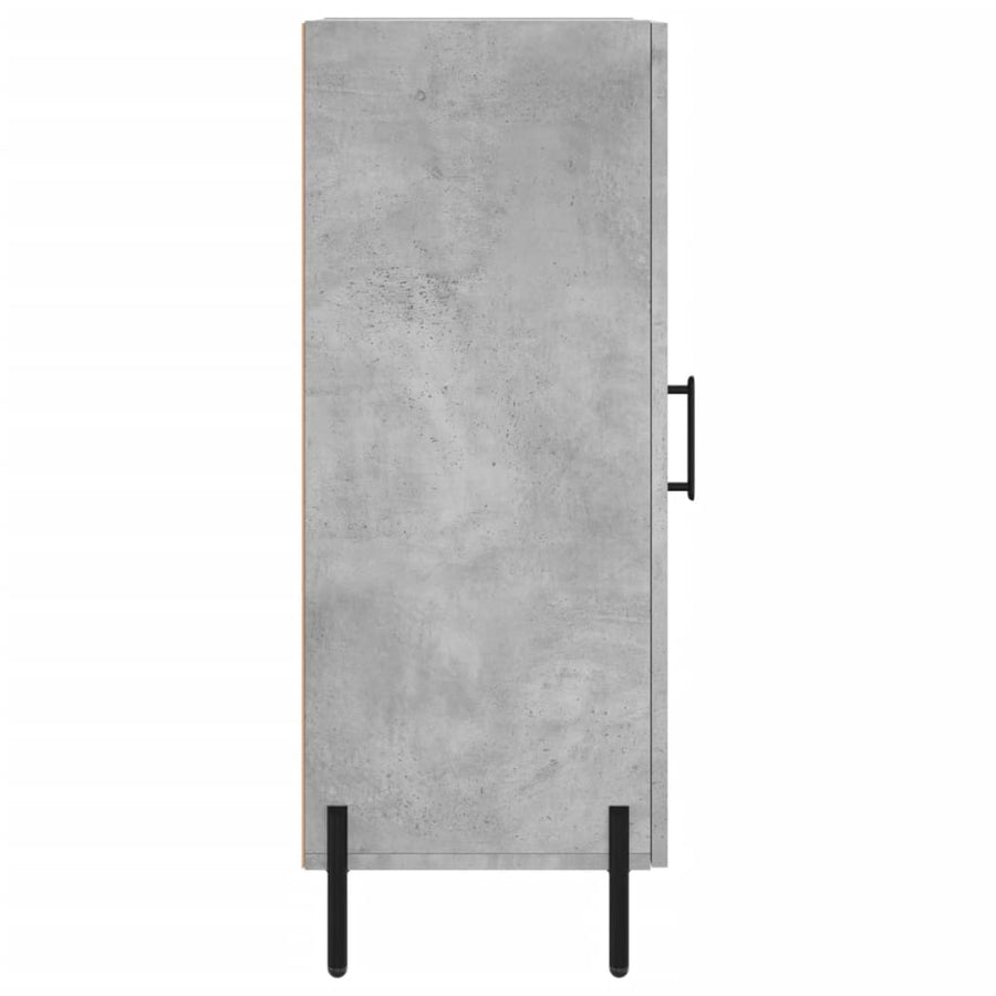 Dressoir 34,5X34X90 Cm Bewerkt Hout Betongrijs