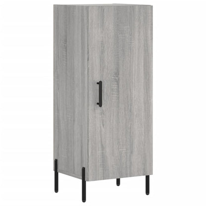 Dressoir 34,5X34X90 Cm Bewerkt Hout Grijs Sonoma Eikenkleurig