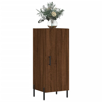 Dressoir 34,5X34X90 Cm Bewerkt Hout Bruin Eikenkleur