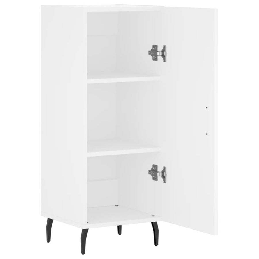 Dressoir 34,5X34X90 Cm Bewerkt Hout Wit