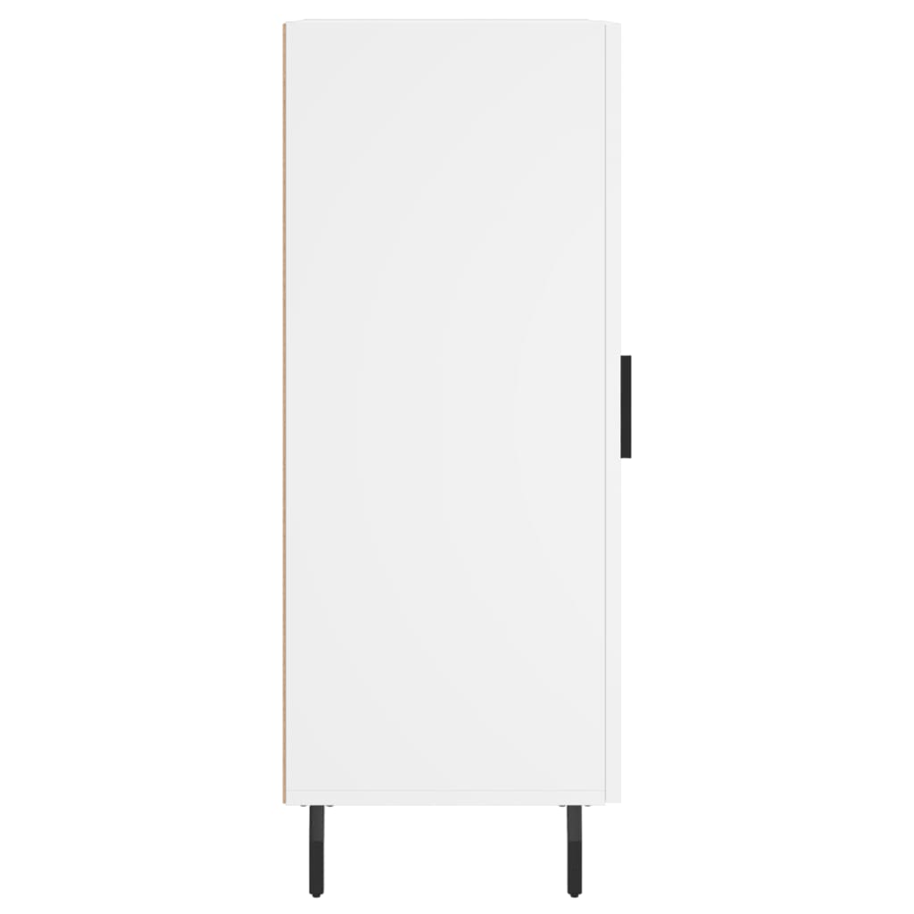 Dressoir 34,5X34X90 Cm Bewerkt Hout Wit