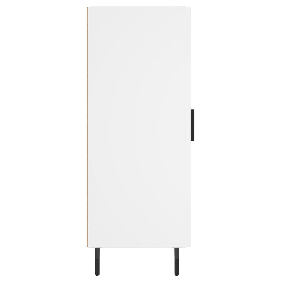 Dressoir 34,5X34X90 Cm Bewerkt Hout Wit