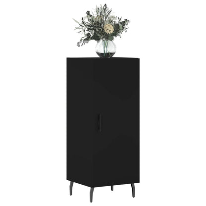 Dressoir 34,5X34X90 Cm Bewerkt Hout Zwart