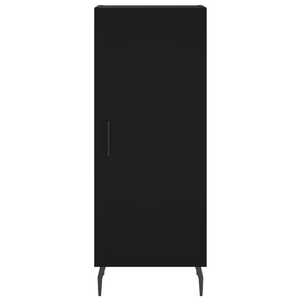 Dressoir 34,5X34X90 Cm Bewerkt Hout Zwart